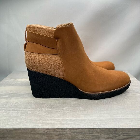 Dr. Schools Wedge Libi Ankle bootie in Honey. NWT - Picture 3 of 16